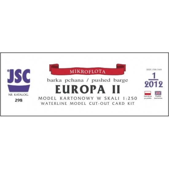 Barka pchana typu EUROPA II (JSC 298) Barka pchana typu EUROPA II (JSC 298)