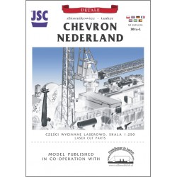 Części wycinane laserowo do modelu CHEVRON NEDERLAND (JSC 301aL) Części wycinane laserowo do modelu CHEVRON NEDERLAND (JSC 301aL)