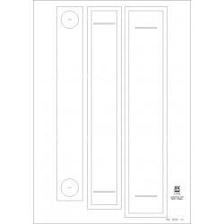 Części wycinane laserowo do modelu CHEVRON NEDERLAND (JSC 301bL) Części wycinane laserowo do modelu CHEVRON NEDERLAND (JSC 301bL)