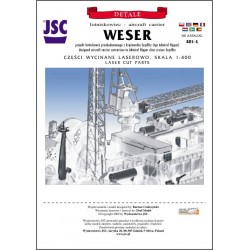 detale laserowe do lotniskowca WESER (JSC 401-L)