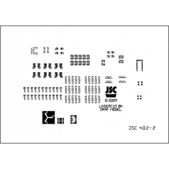 Detale laserowe do krążownika pomocniczego ATLANTIS (JSC 402-L)