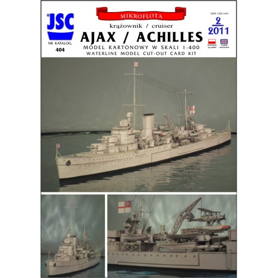 Brytyjski krążownik AJAX lub ACHILLES (JSC 404)