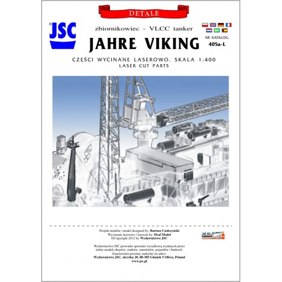 Detale laserowe do zbiornikowca JAHRE VIKING (JSC 405a-L)