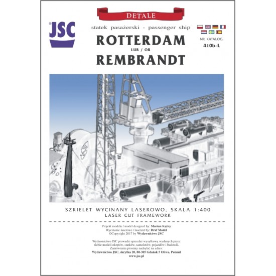 Elementy szkieletu do statku ROTTERDAM lub REMBRANDT (JSC 410b-L)