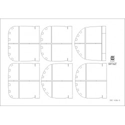 Elementy szkieletu do statku ROTTERDAM lub REMBRANDT (JSC 410b-L) Elementy szkieletu do statku ROTTERDAM lub REMBRANDT (JSC 410b-L)