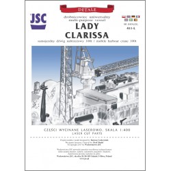 Detale laserowe do statku LADY CLARISSA (JSC 411-L) Detale laserowe do statku LADY CLARISSA (JSC 411-L)