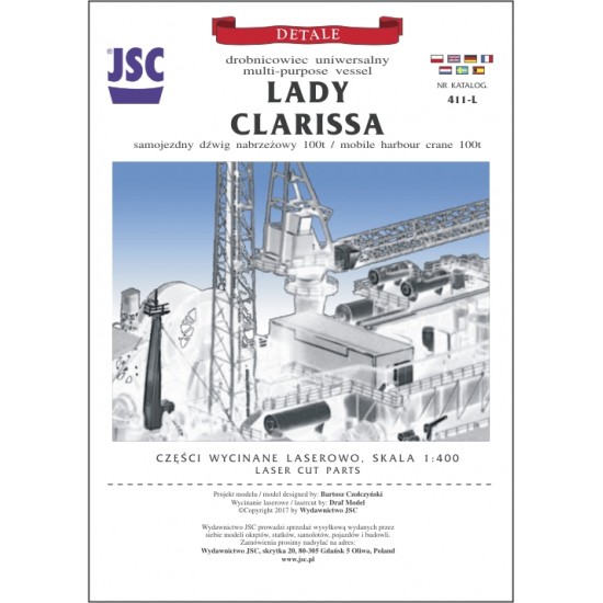 Detale laserowe do statku LADY CLARISSA (JSC 411-L)