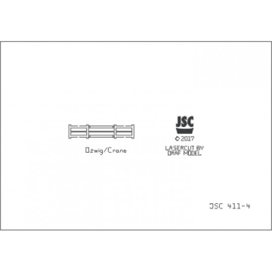Detale laserowe do statku LADY CLARISSA (JSC 411-L) Detale laserowe do statku LADY CLARISSA (JSC 411-L)