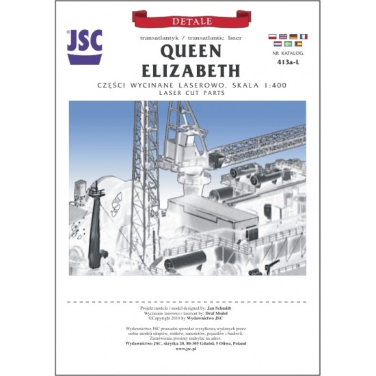 Detale laserowe do statku QUEEN ELIZABETH (JSC 413a-L)