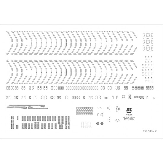 Detale laserowe do statku QUEEN ELIZABETH (JSC 413a-L)