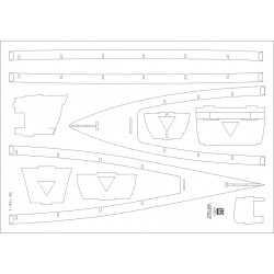 Elementy szkieletu do statku QUEEN ELIZABETH (JSC 413b-L) Elementy szkieletu do statku QUEEN ELIZABETH (JSC 413b-L)