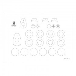Szkielet wycięty laserem do modelu Messerschmitt Bf 109G (JSC 601L) Szkielet wycięty laserem do modelu Messerschmitt Bf 109G (JSC 601L)