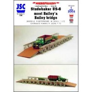 Amerykańska ciężarówka STUDEBAKER US-6, most Baileya (JSC 726) Amerykańska ciężarówka STUDEBAKER US-6, most Baileya (JSC 726)