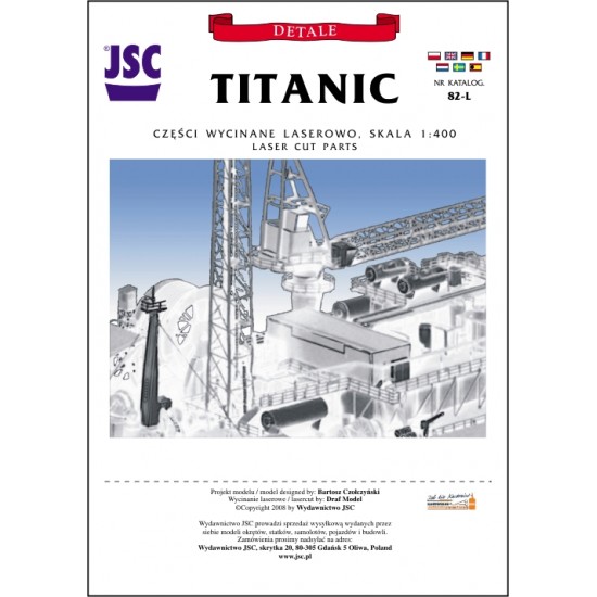 Detale laserowe do transatlantyka TITANIC (JSC 082-L)