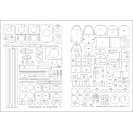 AH-64A "Apache" - Kartonowa Kolekcja 205 - szkielet wycięty laserem AH-64A "Apache" - Kartonowa Kolekcja 205 - szkielet wycięty laserem