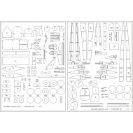 Hawker Hurricane Mk I szkielet wycięty laserem