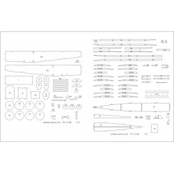 Polikarpow Po-2 LNB szkielet wycięty laserem