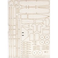Fokker D.VII. szkielet wycięty laserem Fokker D.VII. szkielet wycięty laserem