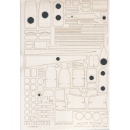 Bell AH-1F "Cobra" szkielet wycięty laserem Bell AH-1F "Cobra" szkielet wycięty laserem