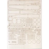 Polikarpow Po-2 LNB szkielet wycięty laserem Polikarpow Po-2 LNB szkielet wycięty laserem