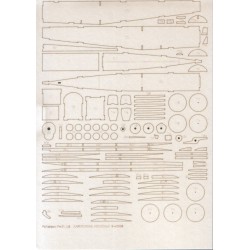 Polikarpow Po-2 LNB szkielet wycięty laserem