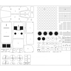 7TP szkielet wycięty laserem