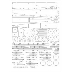 Polikarpow Po-2 WS (LNB) szkielet wycięty laserem