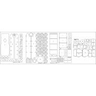 Cromwell Mk. IV - Kartonowa Kolekcja nr 20 - szkielet wycięty laserem Cromwell Mk. IV - Kartonowa Kolekcja nr 20 - szkielet wycięty laserem