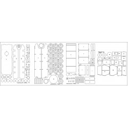 Cromwell Mk. IV - Kartonowa Kolekcja nr 20 - szkielet wycięty laserem
