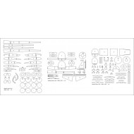 Nakajima B5N2 "Kate" szkielet wycięty laserem Nakajima B5N2 "Kate" szkielet wycięty laserem