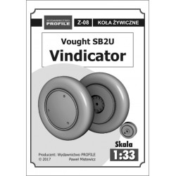 Vought SB2U Vindicator - koła żywiczne Vought SB2U Vindicator - koła żywiczne