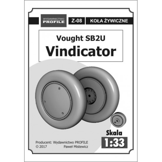 Vought SB2U Vindicator - koła żywiczne