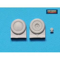 Vought SB2U Vindicator - koła żywiczne Vought SB2U Vindicator - koła żywiczne