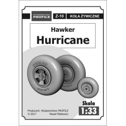 Hawker Hurricane - koła żywiczne Hawker Hurricane - koła żywiczne