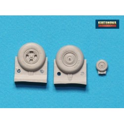 Hawker Hurricane - koła żywiczne Hawker Hurricane - koła żywiczne