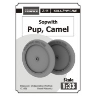 Sopwith Camel, Sopwith Pup - koła żywiczne Sopwith Camel, Sopwith Pup - koła żywiczne