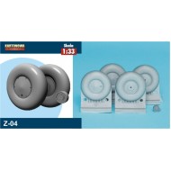 PZL.37 Łoś - koła żywiczne