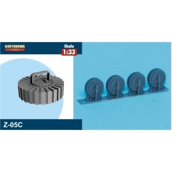 Vickers F kal. 7,92mm - magazynki żywiczne