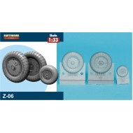 Messerschmitt Me 109G-6 - koła żywiczne