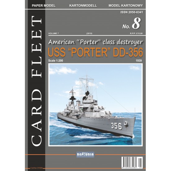 USS Porter" DD-356 (Card Fleet nr 8)