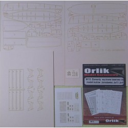 Jarosławiec Ja-5 i Ja-6 (ORLIK nr 115L) szkielet wycięty laserem Jarosławiec Ja-5 i Ja-6 (ORLIK nr 115L) szkielet wycięty laserem