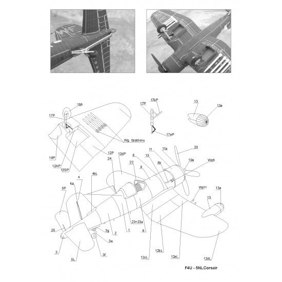 F4U-5NL Corsair & P-47D Thunderbolt (ORLIK nr 119)