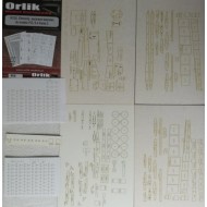 PZL S-4 Kania 3 (ORLIK nr 125L) szkielet wycięty laserem