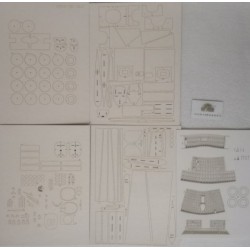 SB-2M100 (ORLIK nr 130L) szkielet wycięty laserem SB-2M100 (ORLIK nr 130L) szkielet wycięty laserem