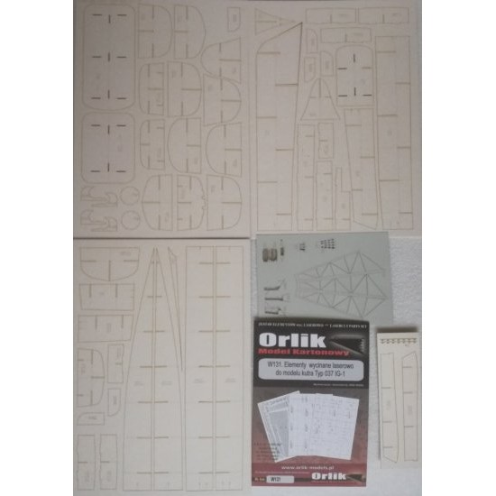 Typ 037 IG (klasa Houxin) (ORLIK nr 131L) szkielet wycięty laserem Typ 037 IG (klasa Houxin) (ORLIK nr 131L) szkielet wycięty laserem