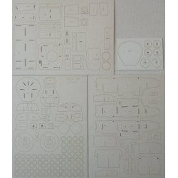 Carro Armato M14-41 (ORLIK nr 138L) szkielet wycięty laserem Carro Armato M14-41 (ORLIK nr 138L) szkielet wycięty laserem