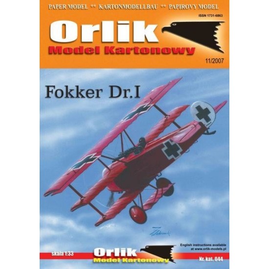 Fokker Dr. I (ORLIK nr 044) Fokker Dr. I (ORLIK nr 044)