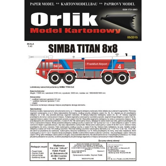 SIMBA TITAN 8x8 (Orlik A004)