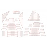 HMS Badger (WAK 11/2017-Z) Żagle wycięte laserem