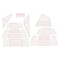 HMS Badger (WAK 11/2017-Z) Żagle wycięte laserem HMS Badger (WAK 11/2017-Z) Żagle wycięte laserem